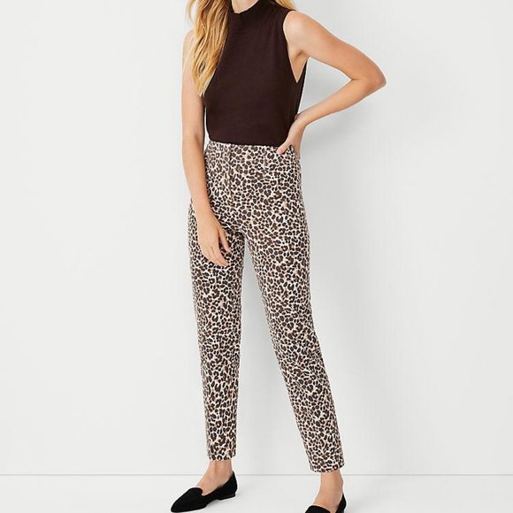Ann Taylor Animal Print Slim Pant For Women New - Picture 9 of 9